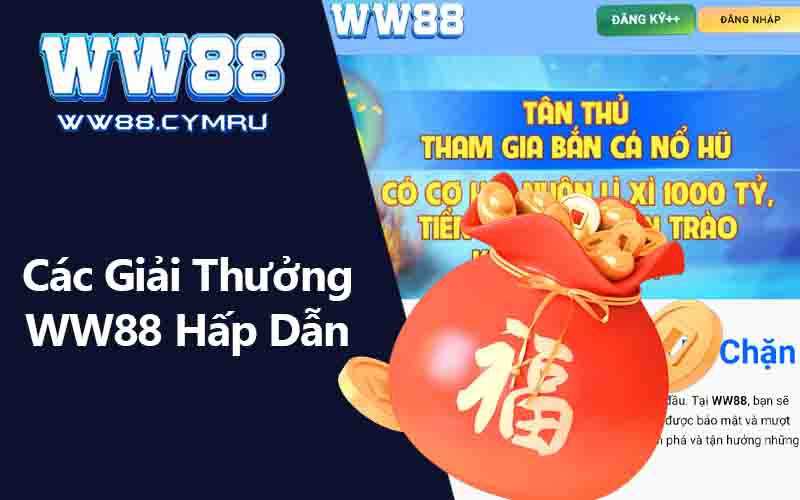 Các Giải Thưởng Hấp Dẫn Tại WW88